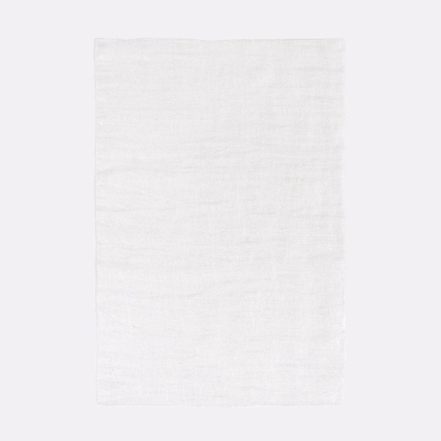 Pale silver-grey sheer swatch with subtle horizontal slubs and translucent woven texture