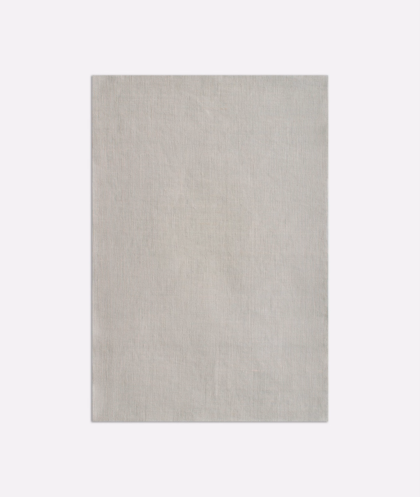 Pale greige sheer swatch with fine vertical linen-like striations and soft tonal variation