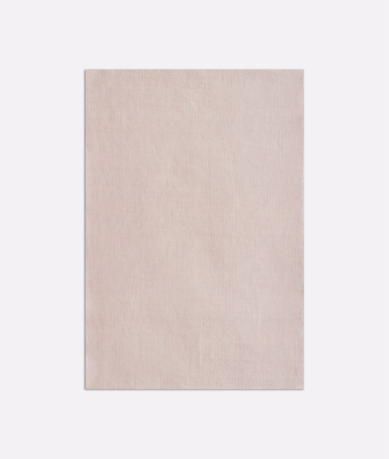 Pale Rose Poudré sheer swatch with a fine, softly irregular vertical weave