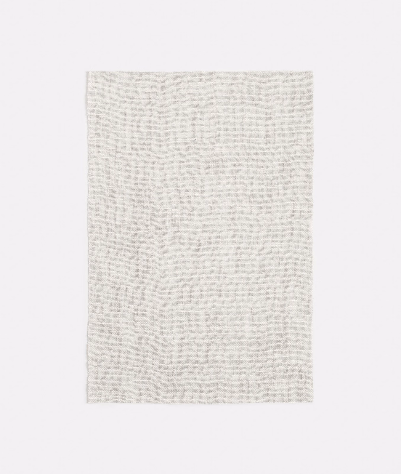 Pale silver-grey sheer weave with softly irregular vertical texture
