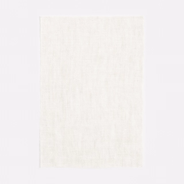 Pale ivory sheer textile with a delicate, softly irregular linen-like weave
