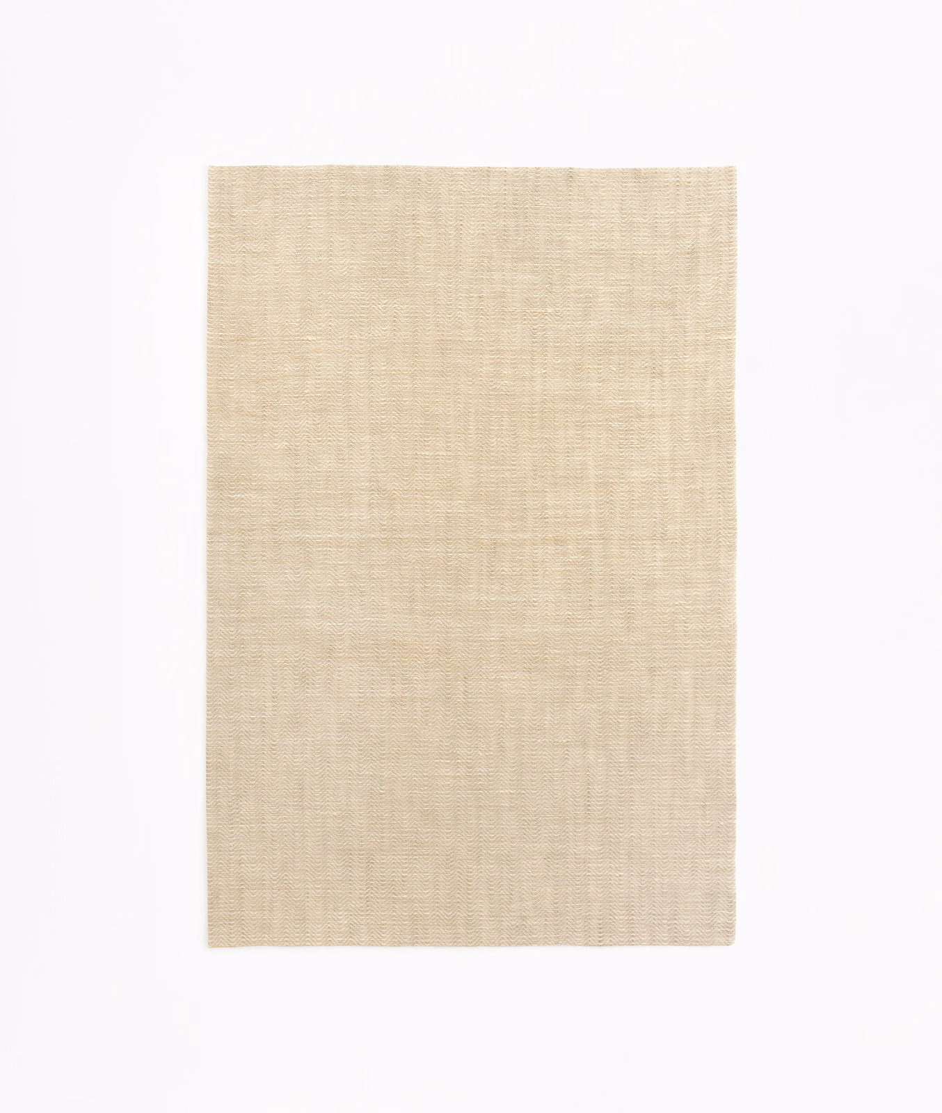 Warm sable beige sheer textile with a fine, softly varied linen-look weave