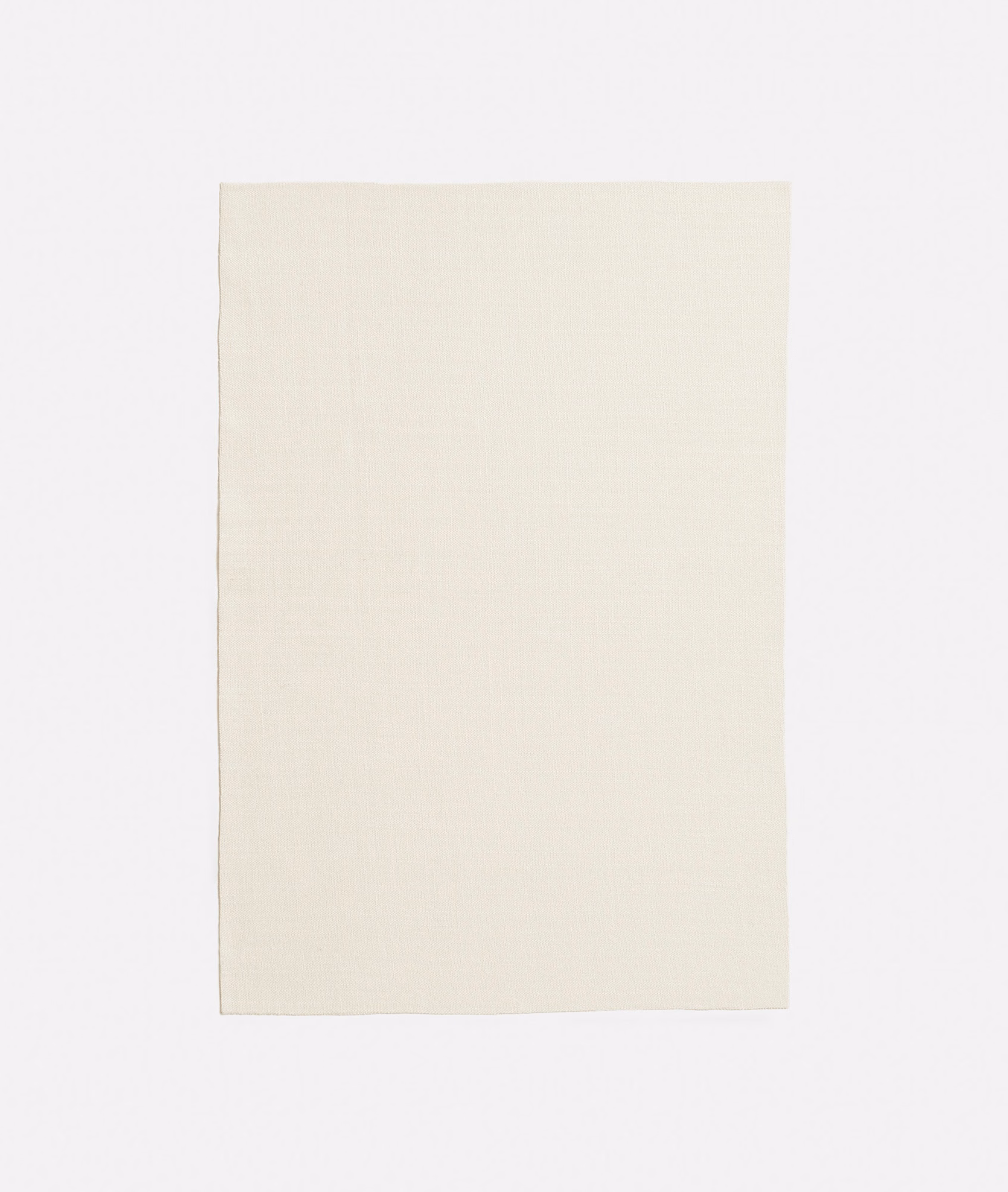 Near-white ivory sheer swatch showing a delicate, subtly grained woven surface