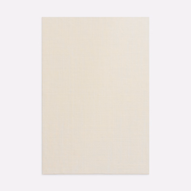 Pale ivory sheer swatch with a barely visible fine grid weave