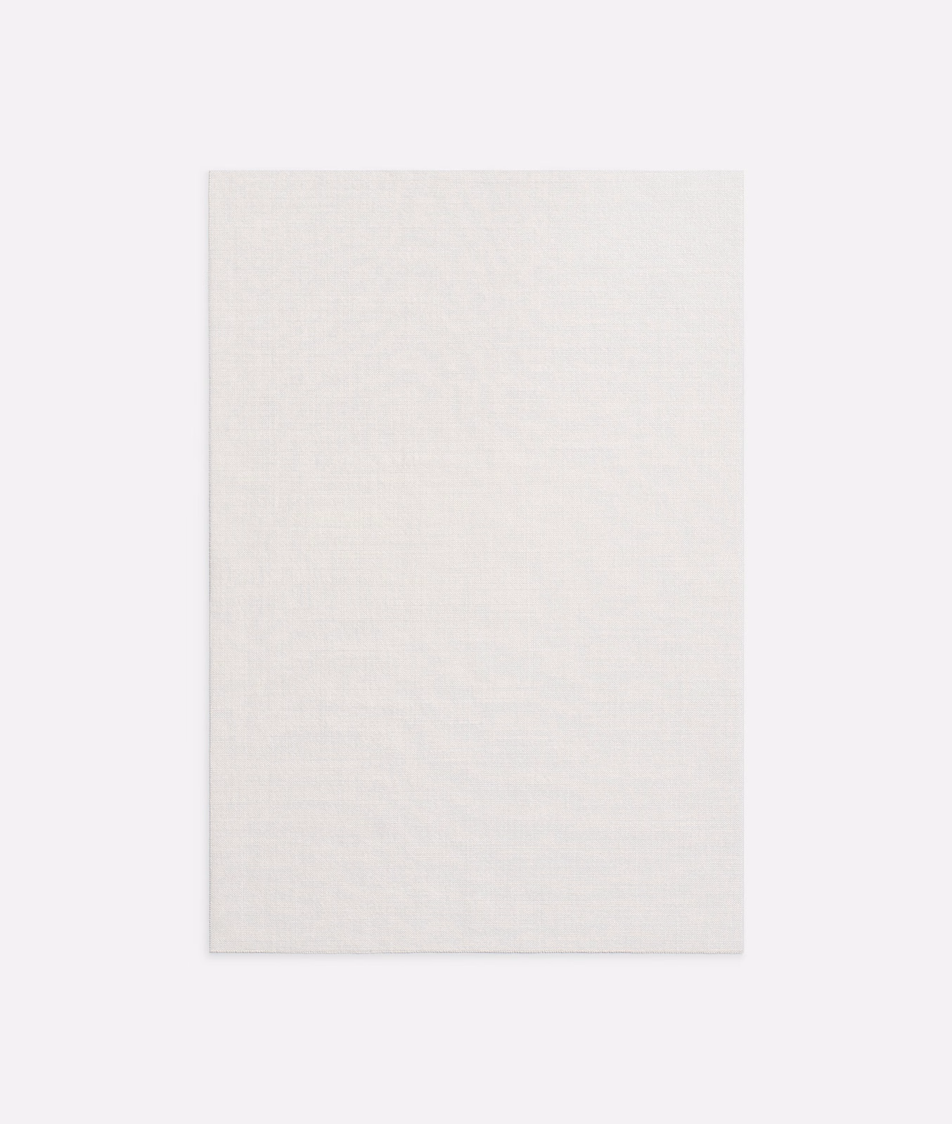 Soft ivory-white sheer swatch showing a fine, subtly irregular woven texture
