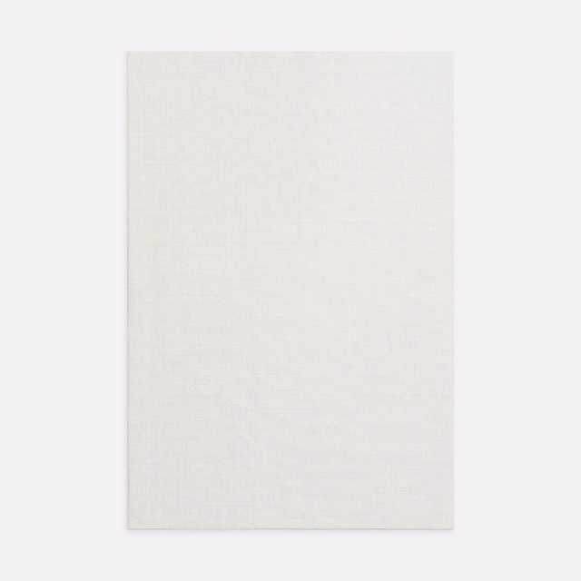 Soft ivory-white sheer swatch showing a fine, subtly irregular woven texture