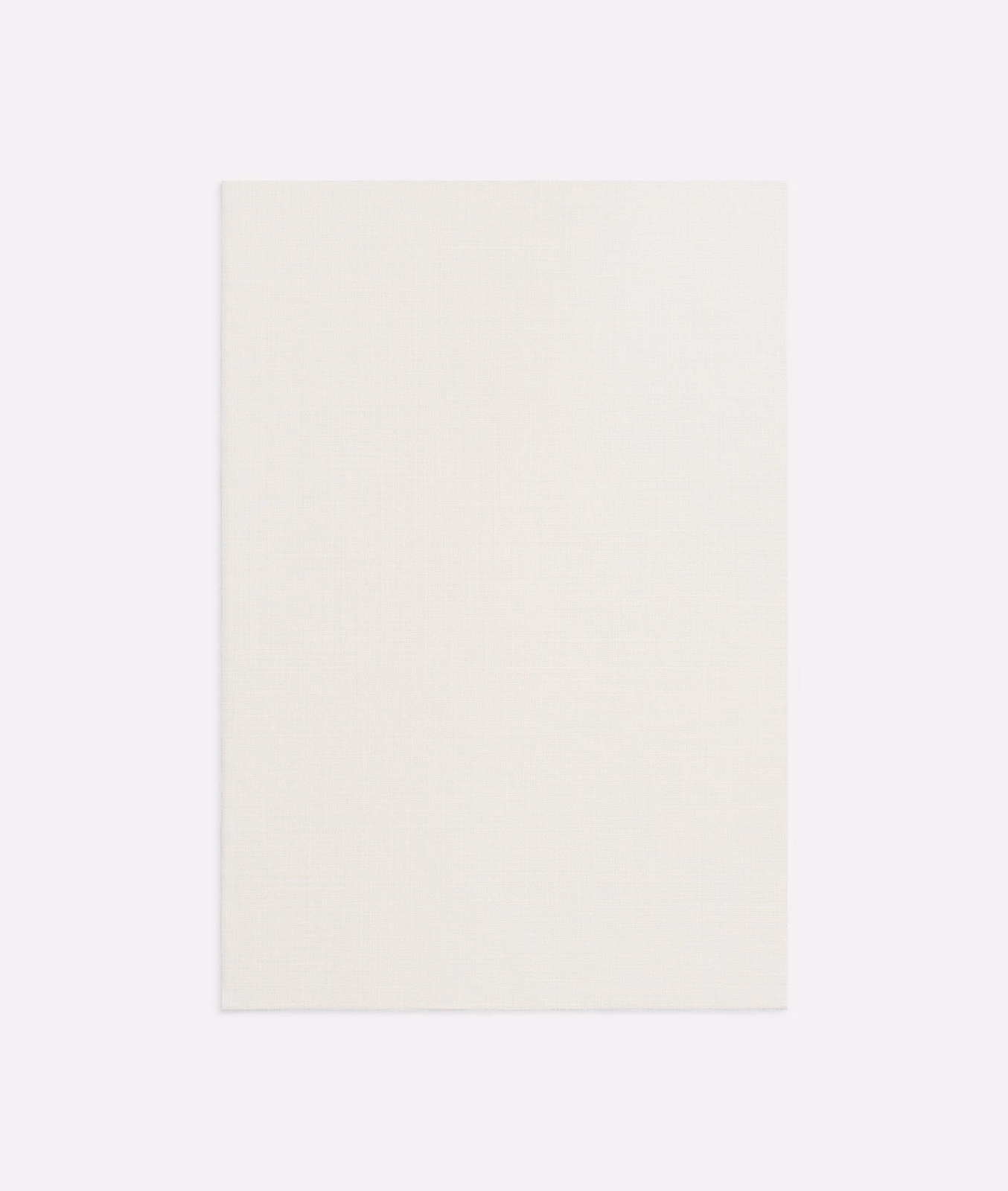 Pale ivory sheer swatch with fine, subtly vertical woven texture