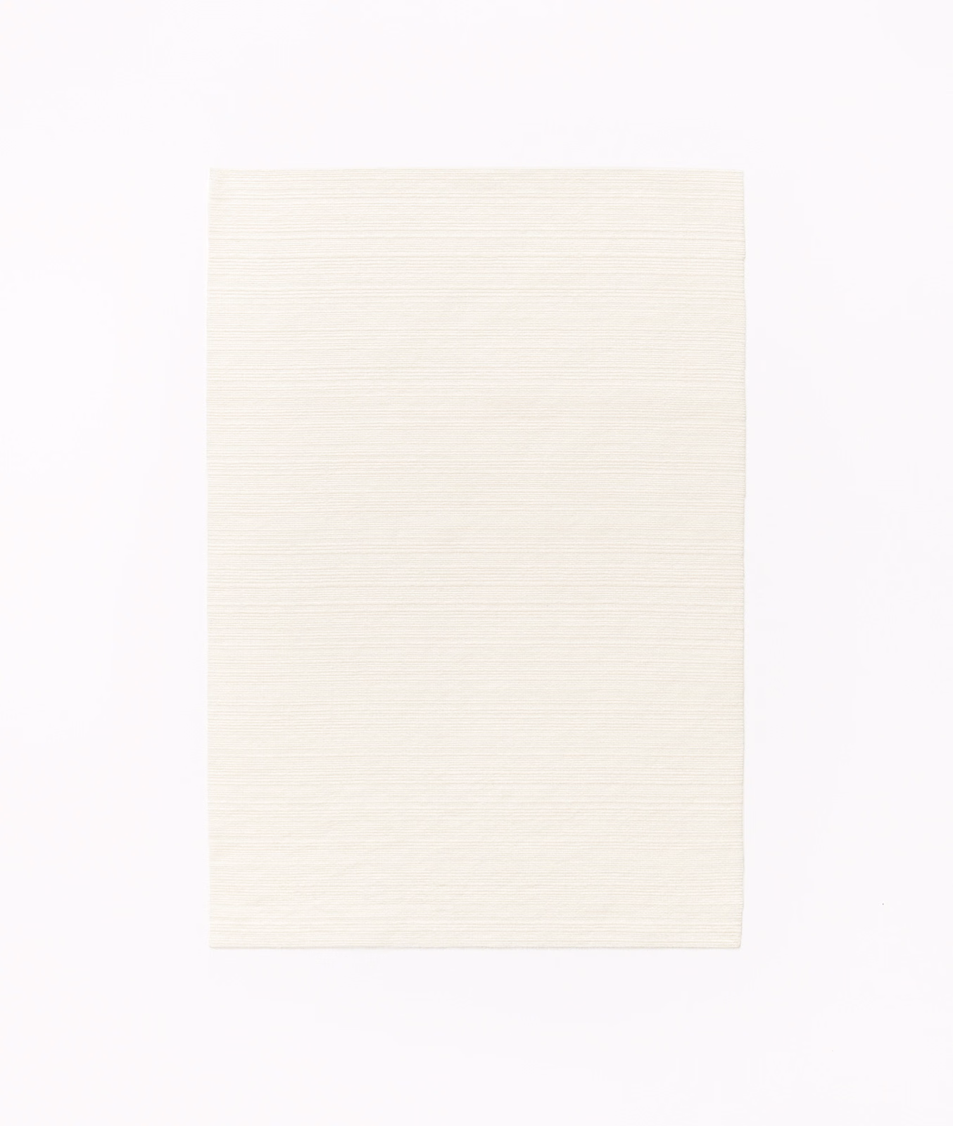 Pale warm ivory swatch with fine horizontal woven lines and a softly sheer face
