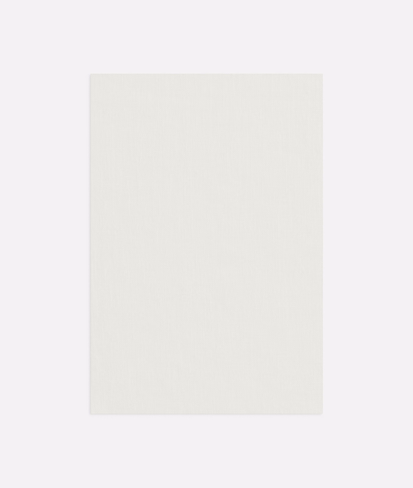 Pale ivory sheer fabric swatch with a subtle fine vertical weave