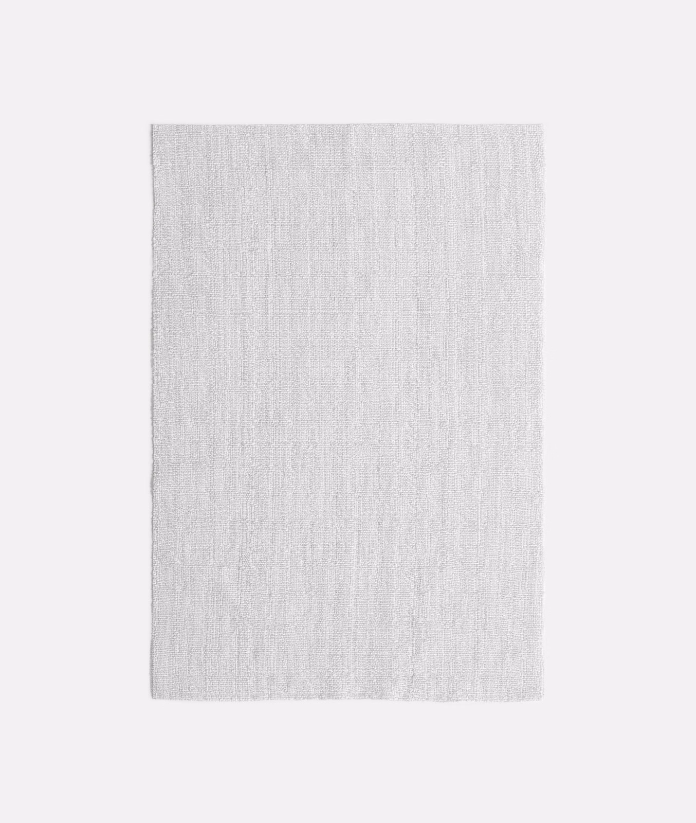 Pale pearl-grey sheer fabric with fine vertical striated texture