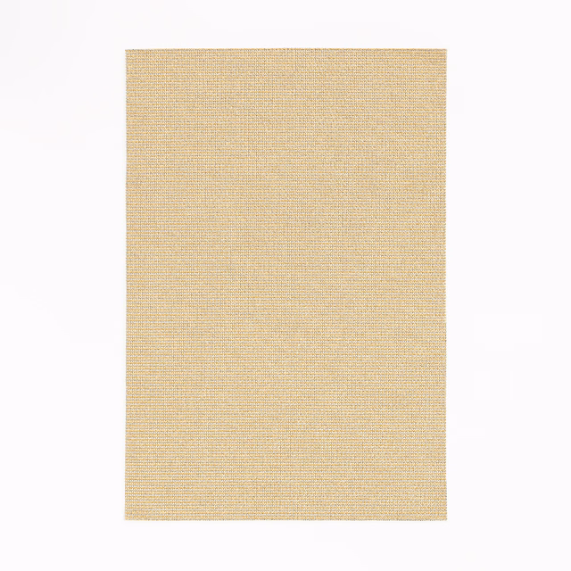 Pale champagne-gold sheer fabric with a fine, subtly ridged horizontal weave