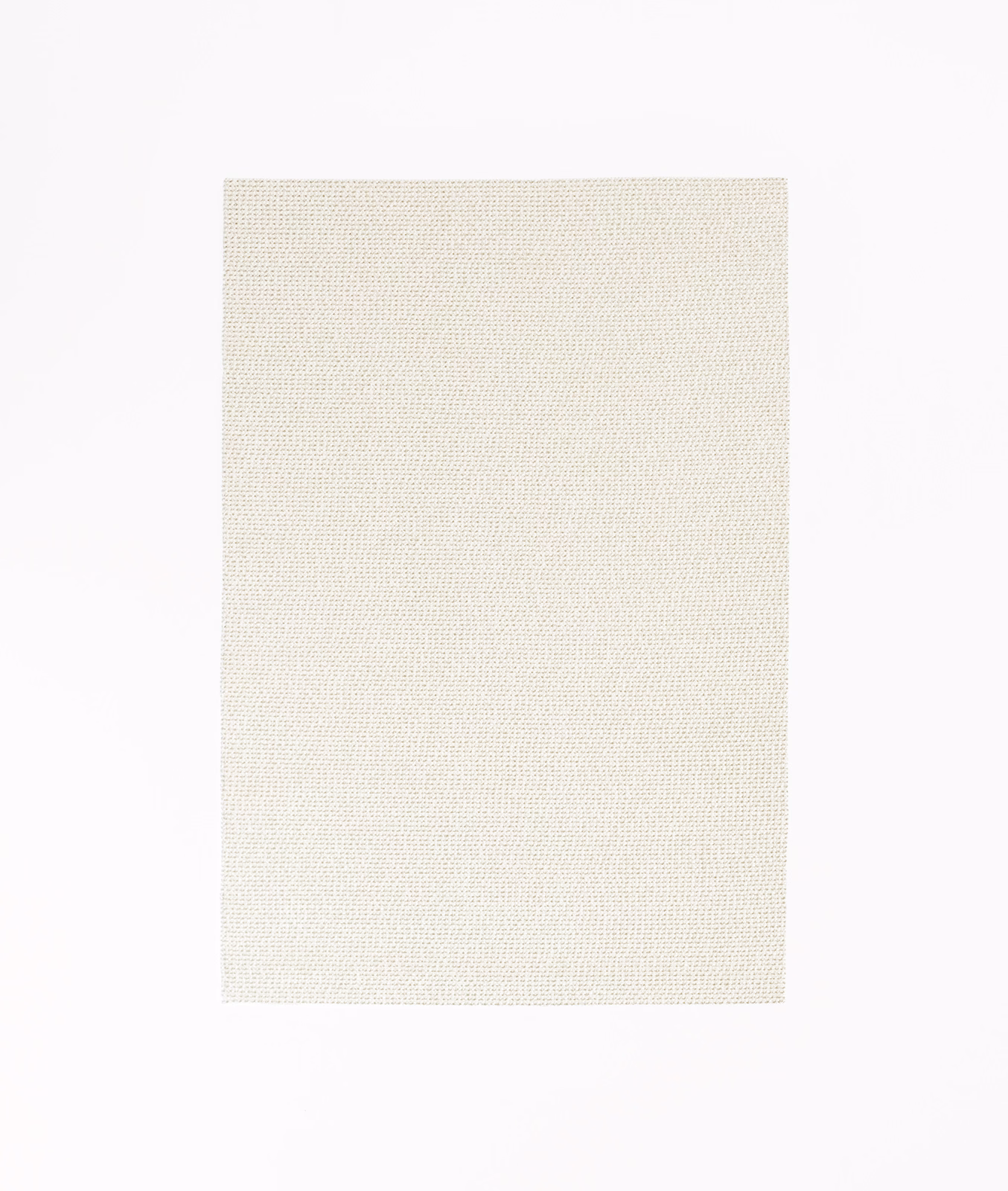 Pale ivory Zenial Perla swatch showing a fine, even woven texture