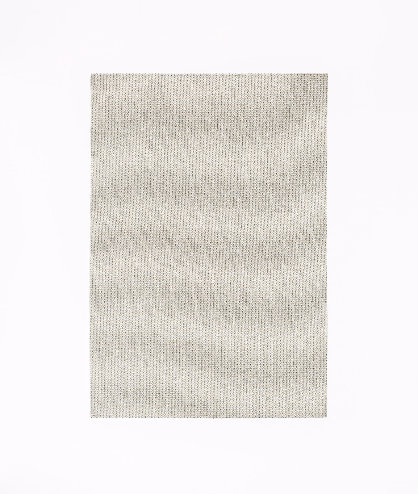 Cool silver-grey sheer weave with a fine, even textile grain