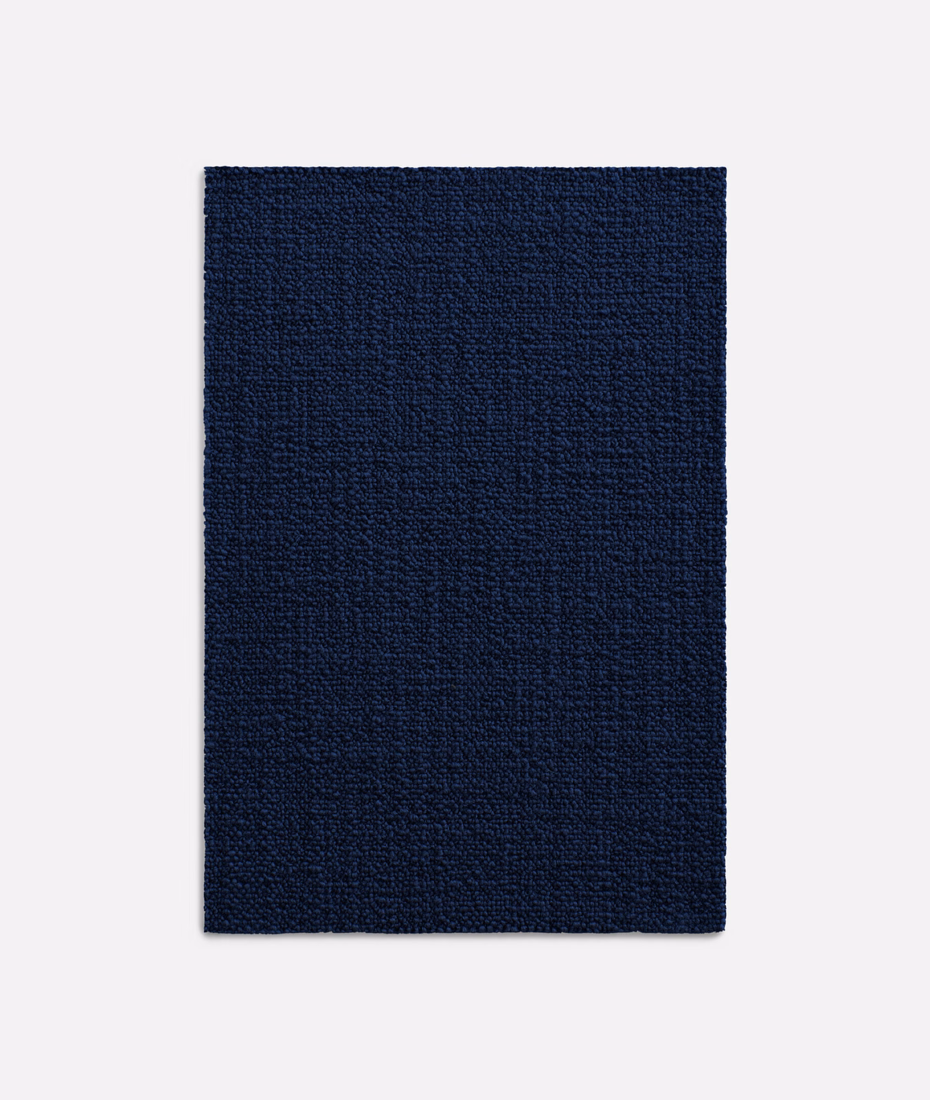 Deep Blu Notte navy textile swatch with fine crossweave and subtle tonal texture