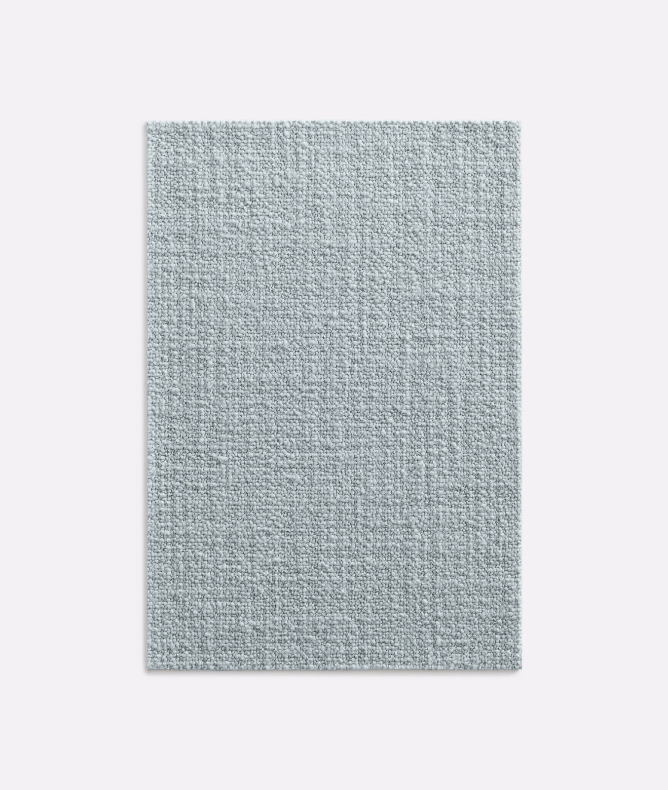 Pale glacier blue-grey woven fabric with a fine, softly mottled surface