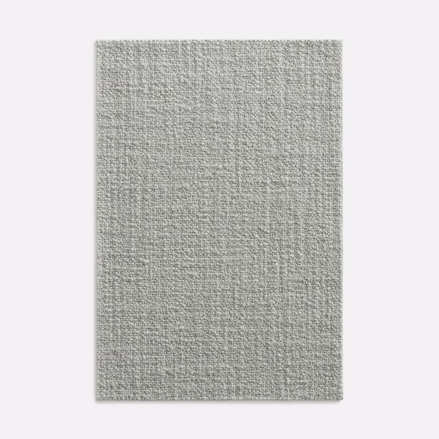 Pale pearl-grey woven textile with a fine, lightly crosshatched surface