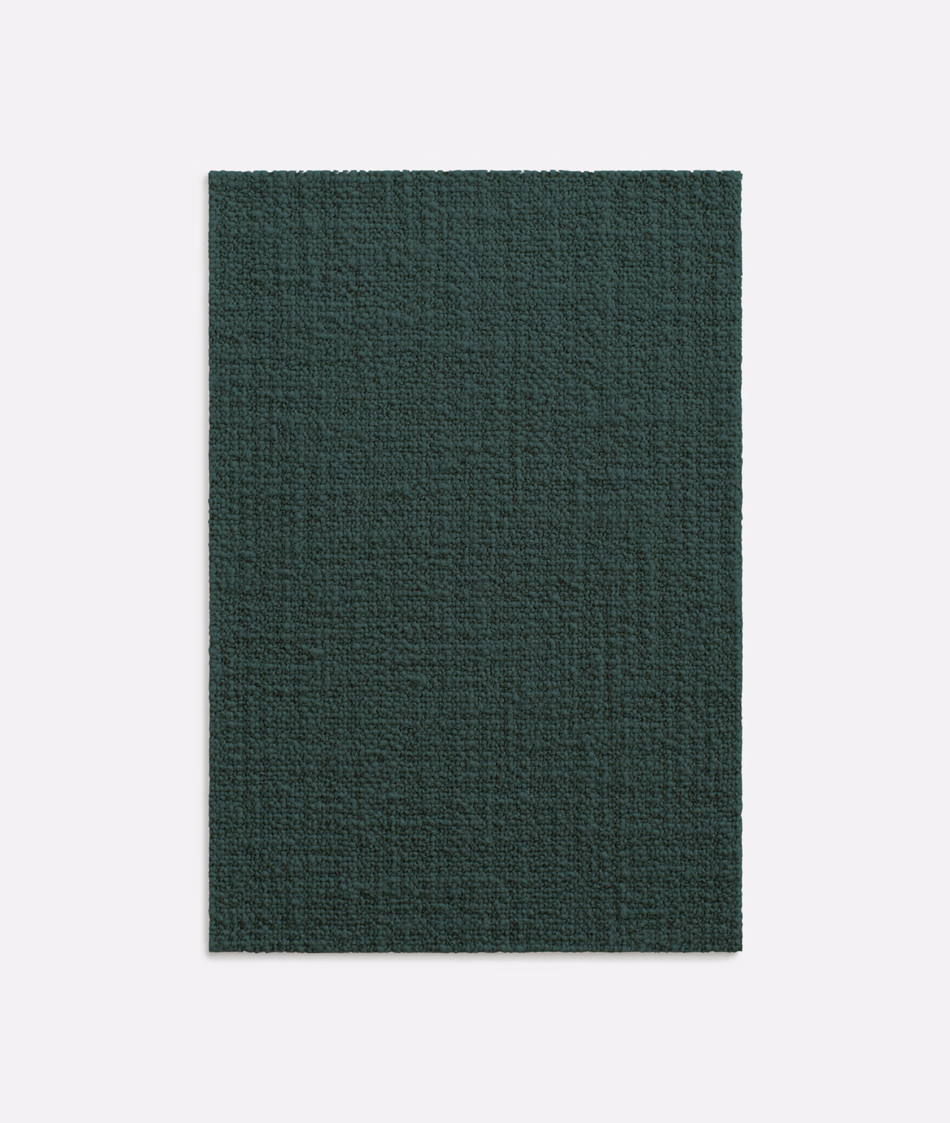 Deep petrol-green woven textile with subtle irregular texture