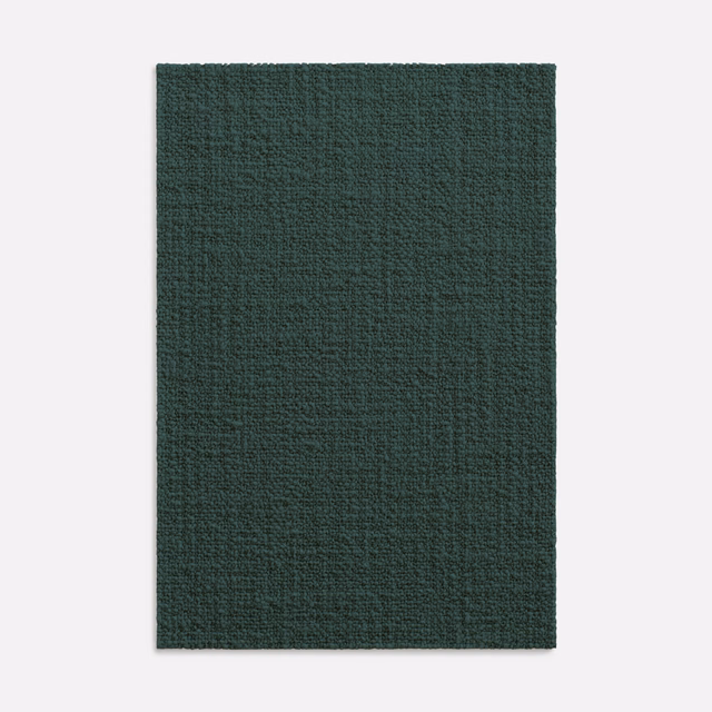 Deep petrol-green woven textile with subtle irregular texture