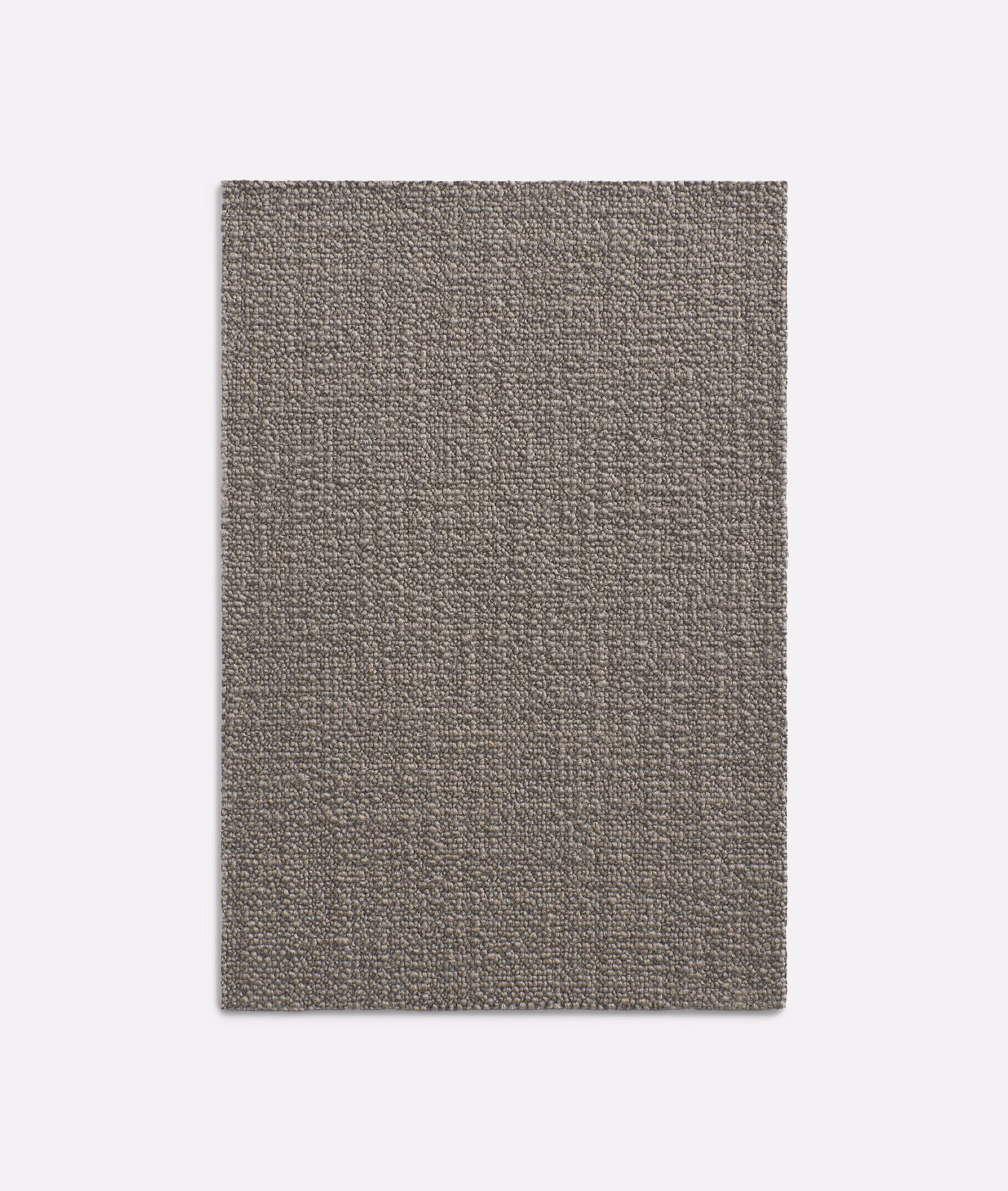 Warm grey taupe woven fabric with fine mottling and subtle vertical texture