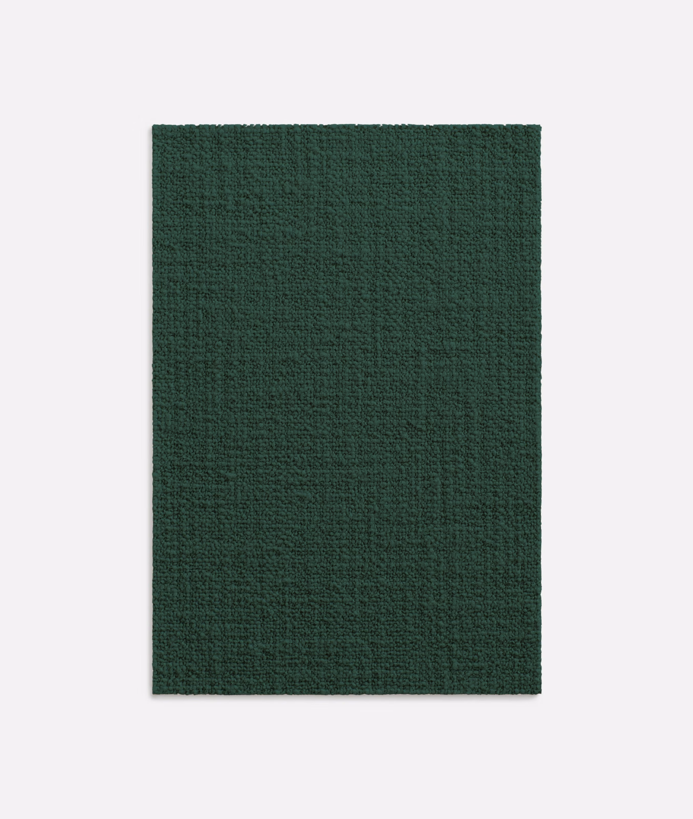 Deep bottle-green swatch with a finely grained, low-sheen woven texture