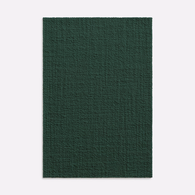 Deep bottle-green swatch with a finely grained, low-sheen woven texture