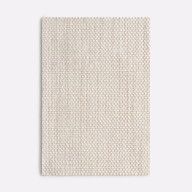 Pale ivory Cestrum fabric with fine flecks and a nubby woven texture