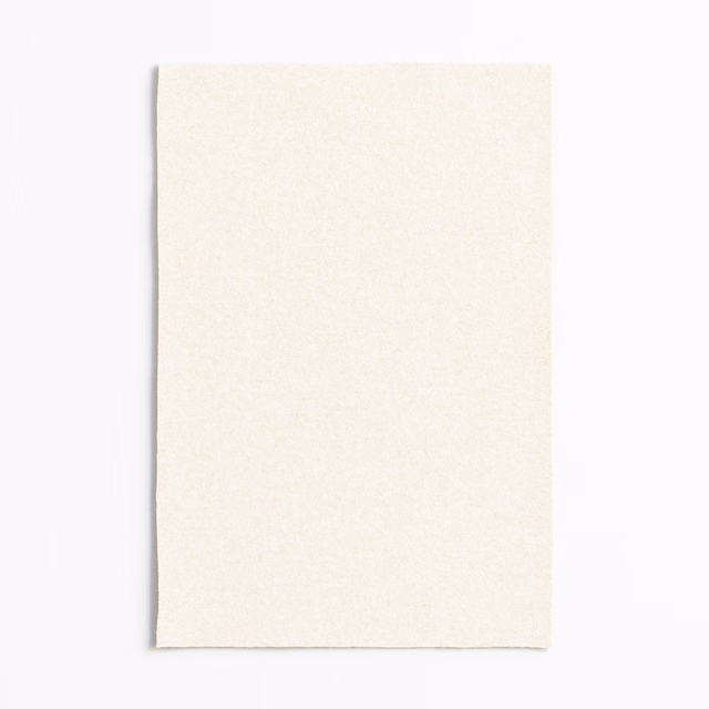 Pale ivory woven swatch with a softly flecked, lightly textured surface