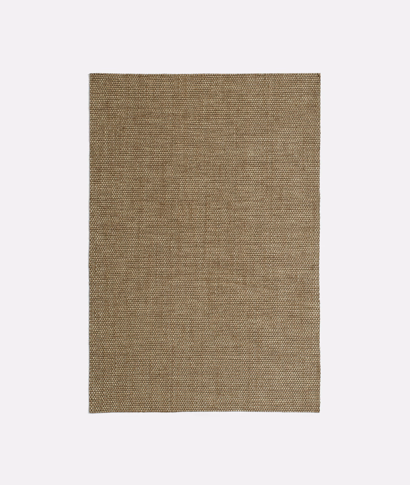Muted taupe-brown Didgeridoo Giunco swatch showing a fine, closely woven grid texture