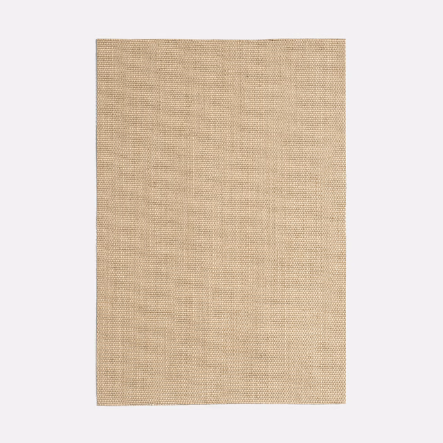 Warm straw-beige Didgeridoo fabric showing a fine, subtly varied woven texture