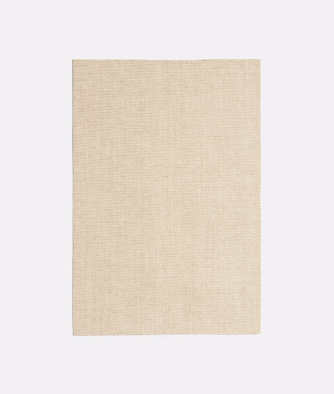 Pale warm beige textile with a fine, even woven surface and subtle tonal flecks