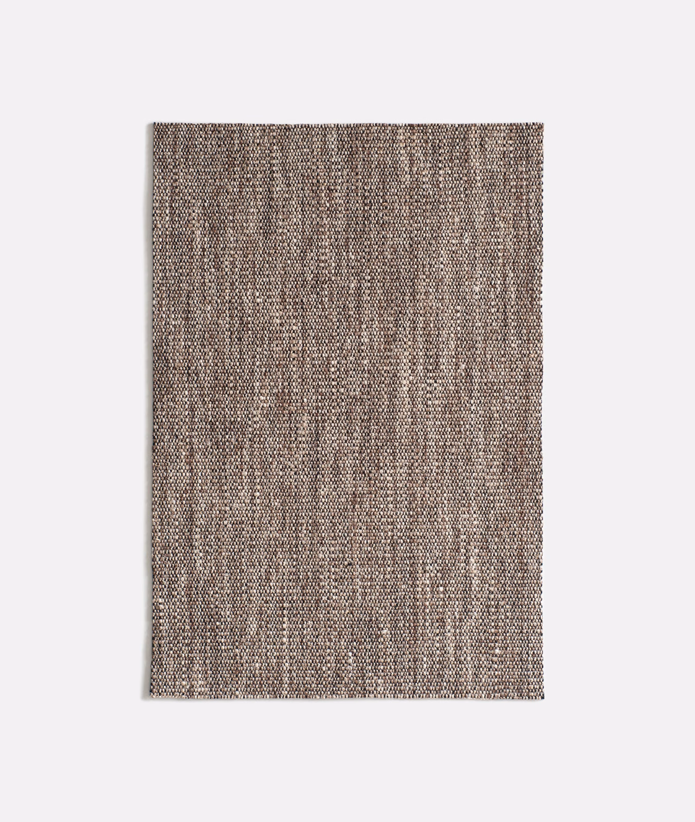 Warm taupe-brown Duino Noce swatch with a close, flecked woven texture