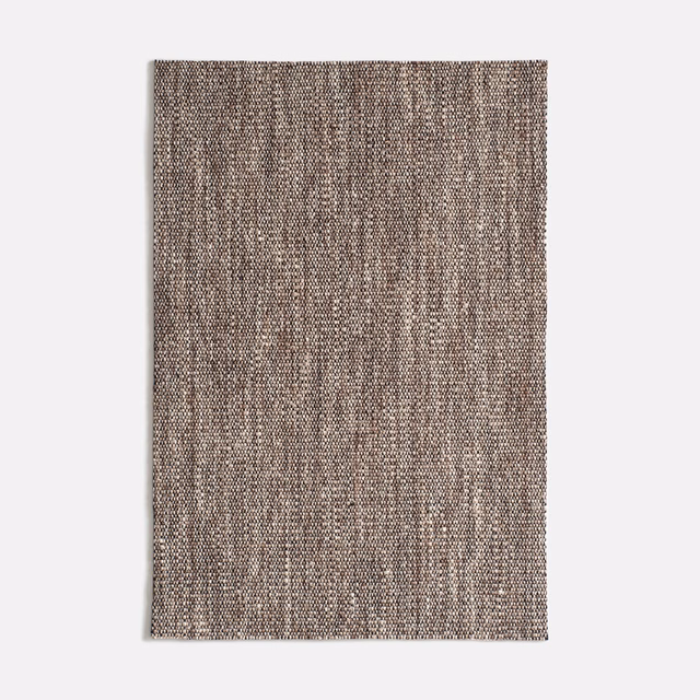 Warm taupe-brown Duino Noce swatch with a close, flecked woven texture