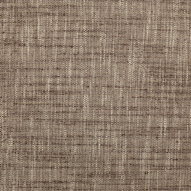Warm taupe-beige woven fabric with fine grid texture and irregular brown mottling