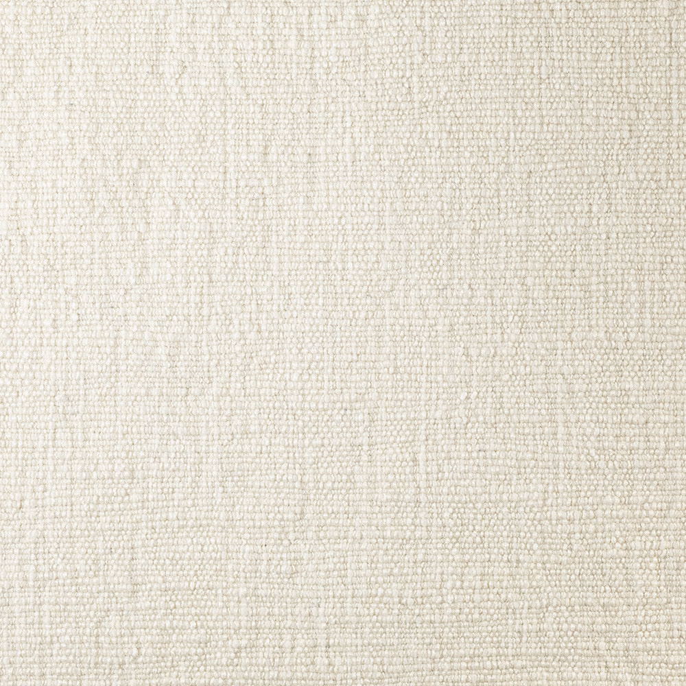 Warm ivory woven upholstery textile with fine nubby texture and subtle tonal flecks