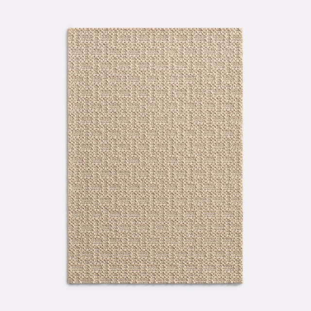 Warm camel-beige swatch with dense, fine-grained woven texture and subtle tonal variation