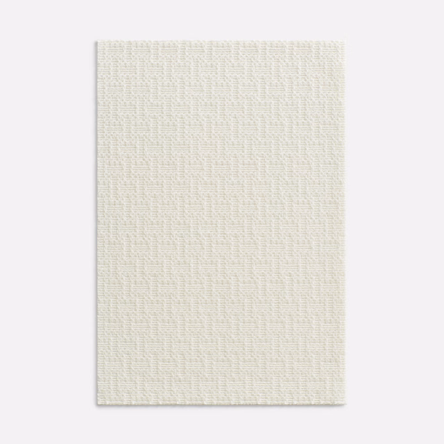 Soft ivory Grenadine Neve upholstery fabric with a fine irregular woven texture