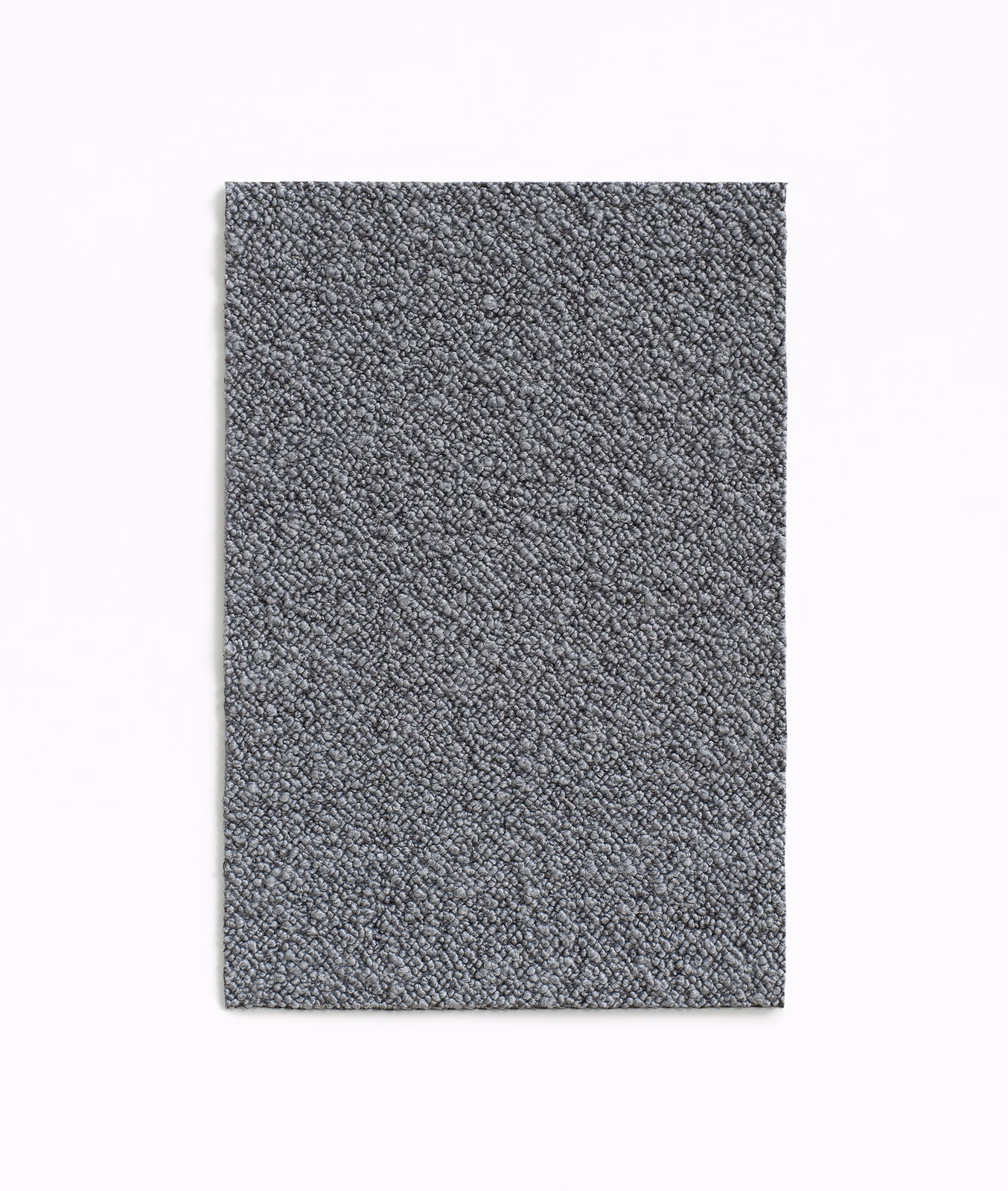 Deep charcoal-grey Dedar swatch with dense small-scale pebbled nubby texture