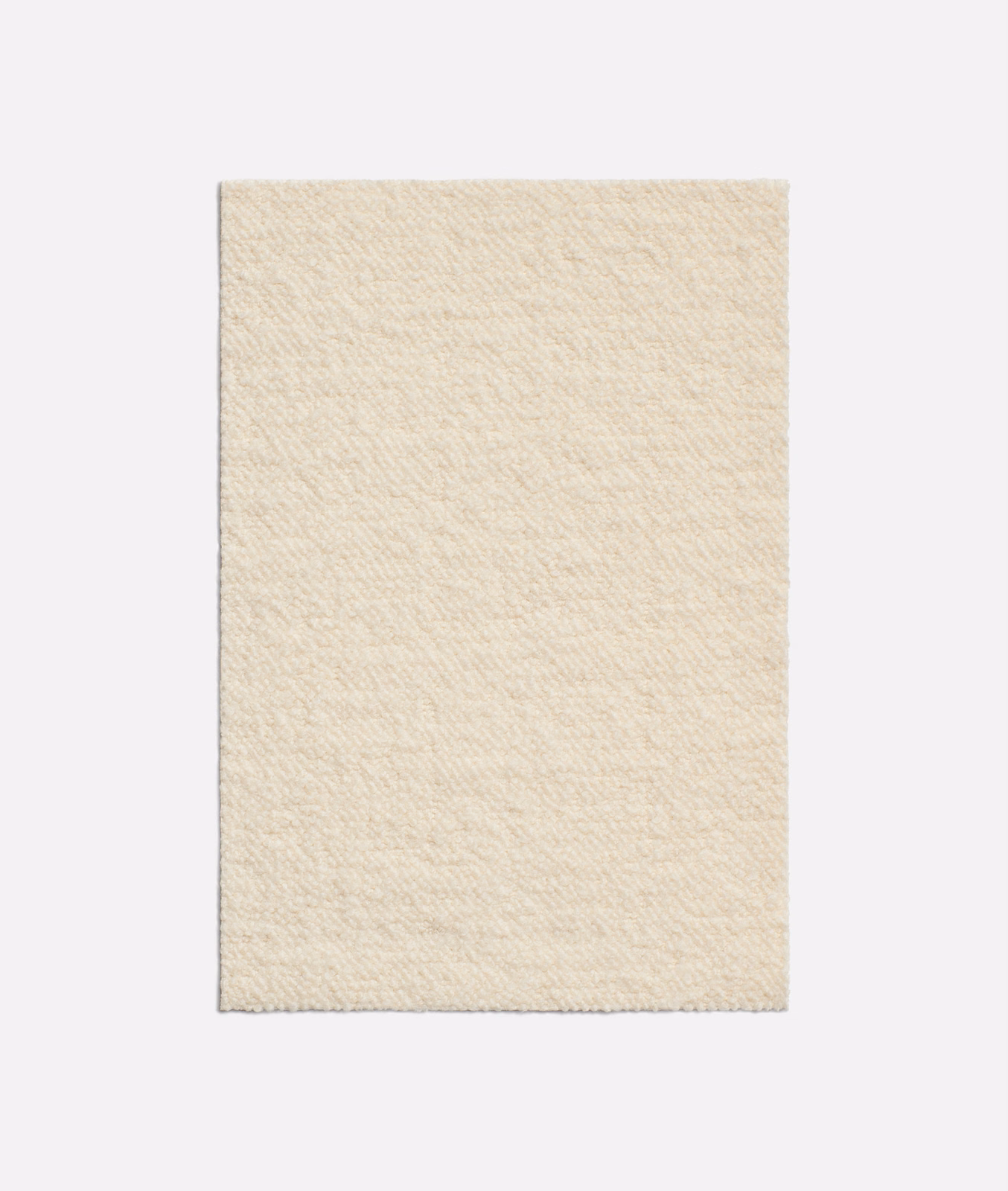 Warm ivory cream woven swatch with fine irregular horizontal texture