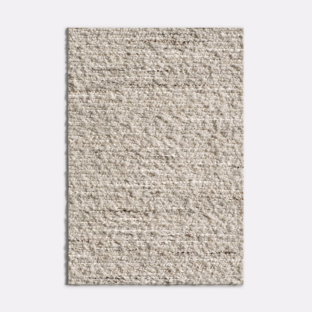 Pale greige Lamberto Lino swatch with nubby slub weave and mottled horizontal texture