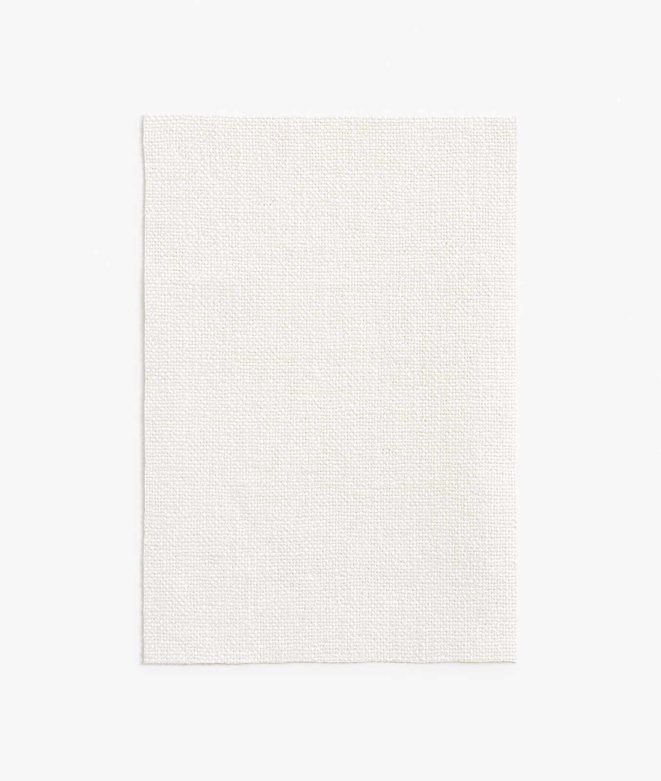 Warm ivory swatch showing a fine, even woven textile texture