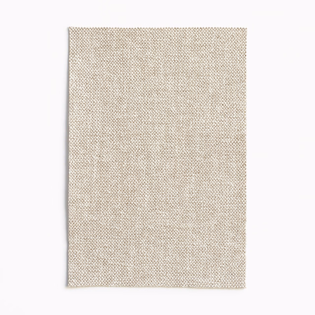 Warm natural beige tightly woven textile with subtle tonal flecks
