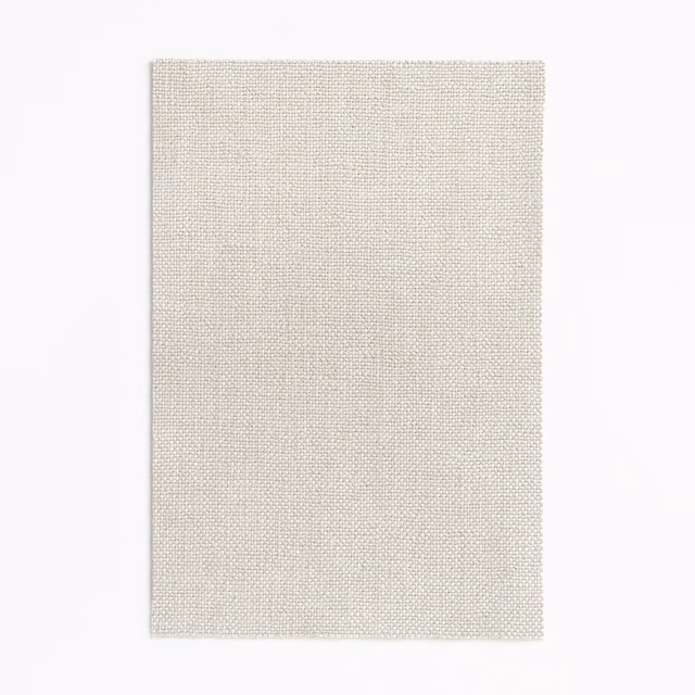 Pale pearl ivory Madeira Perla with a fine, even woven texture