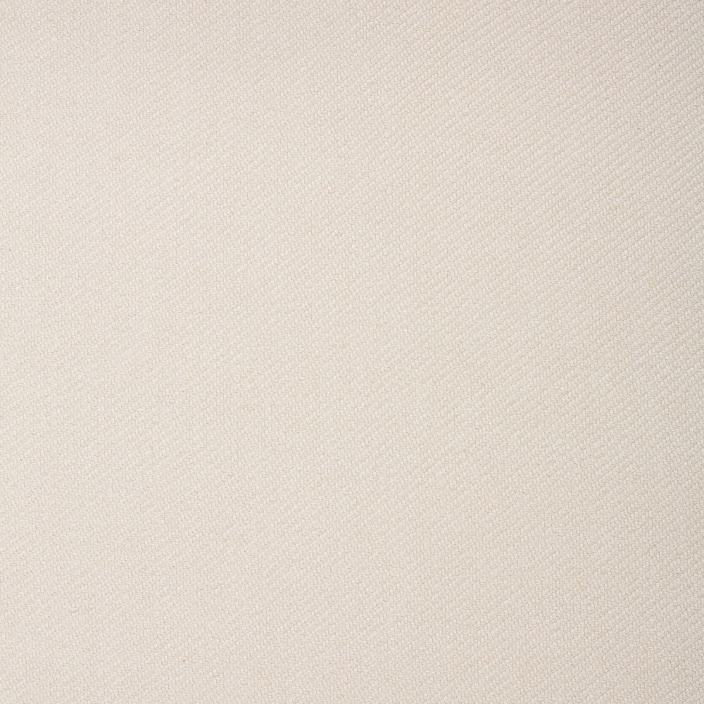 Warm ivory Paletot Bianco fabric with a fine diagonal woven texture