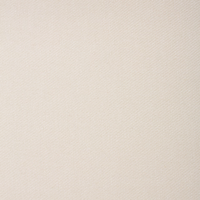Warm ivory Paletot Bianco fabric with a fine diagonal woven texture