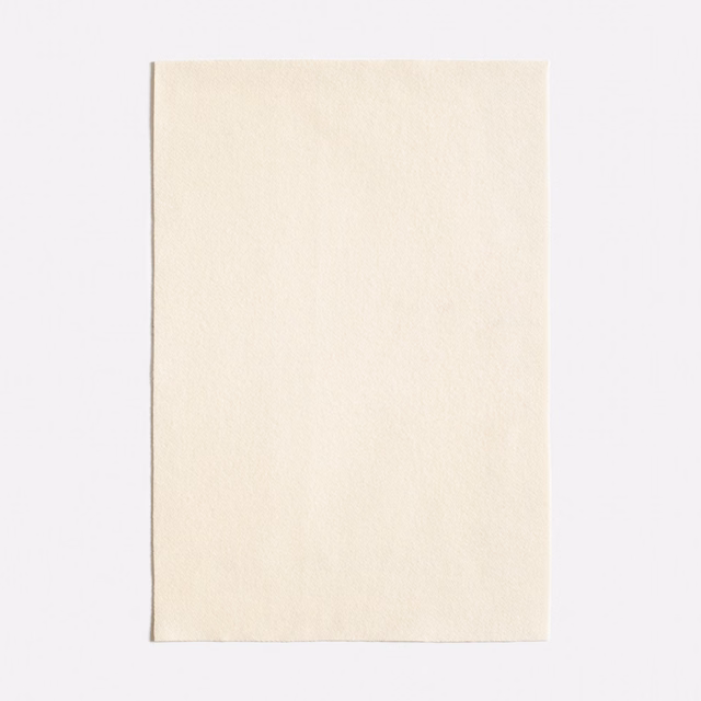 Pale ivory Queneau Banquise swatch with a softly mottled, low-contrast surface