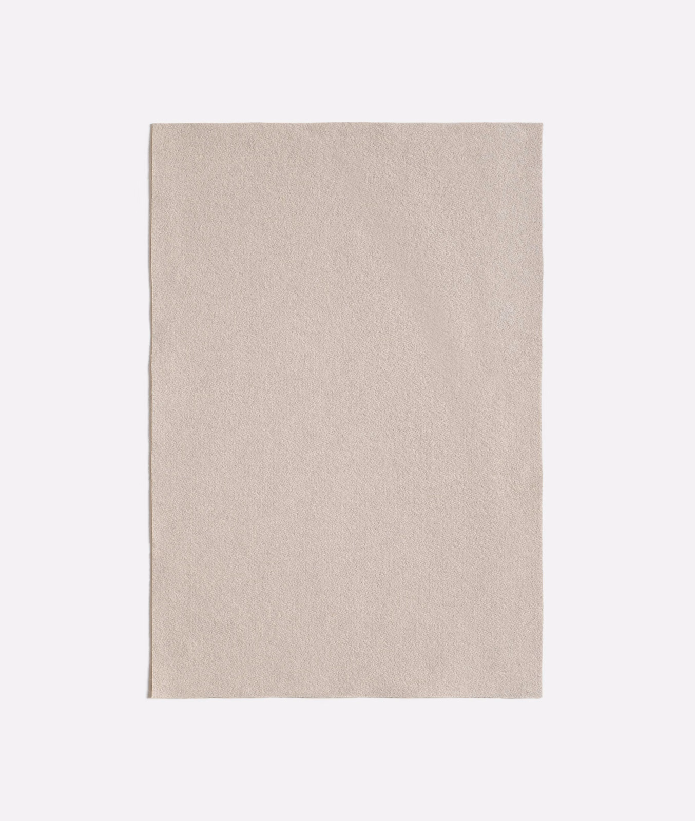 Pale greige Queneau Chinchilla swatch with a fine, softly mottled textile surface