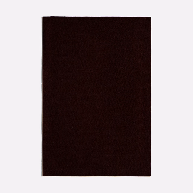 Near-black chocolate-brown fabric swatch with a subtle, almost plain surface texture