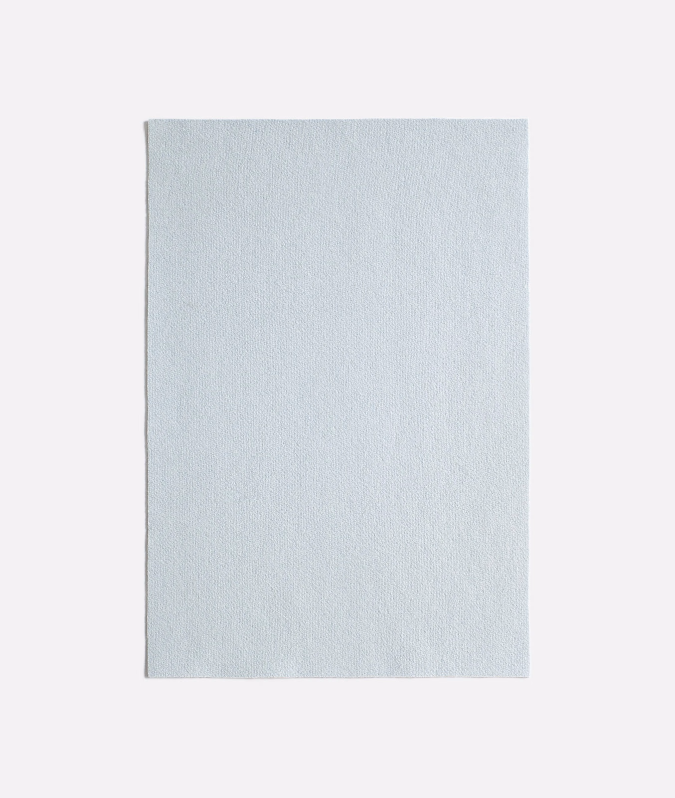 Pale glacier blue-grey fabric swatch with a fine, softly textured surface