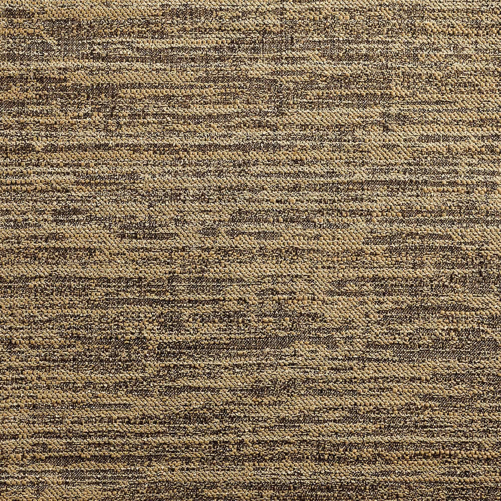 Warm taupe textile with broken horizontal bands and charcoal-brown flecks