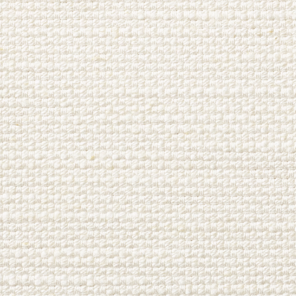 Warm ivory fabric swatch with a small irregular nubby woven texture